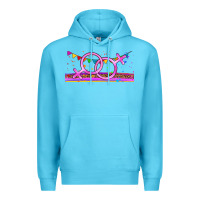 Ocean Blue lgbtq lesbian  libbey glass Premium Hoodie - HRA Design Shop