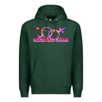 Sports Green lgbtq lesbian  libbey glass Premium Hoodie - HRA Design Shop