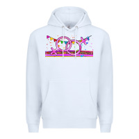 White lgbtq lesbian  libbey glass Premium Hoodie - HRA Design Shop