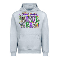 Heather Grey little miss mardi gras Urban Hoodie - RacoonDesign