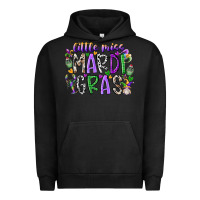 Pigment Black little miss mardi gras Urban Hoodie - RacoonDesign