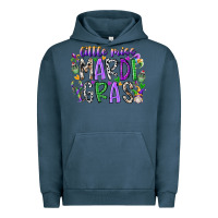 Pigment Midnight Navy little miss mardi gras Urban Hoodie - RacoonDesign