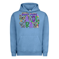 Pigment Pebble Blue little miss mardi gras Urban Hoodie - RacoonDesign