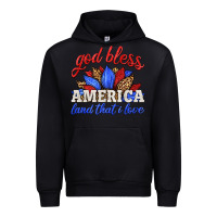 Black god bless america land that i love Urban Hoodie - HRA Design Shop