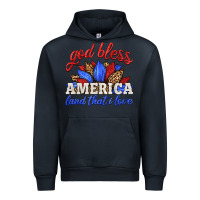 Navy god bless america land that i love Urban Hoodie - HRA Design Shop