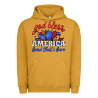Pigment Peanut Butter god bless america land that i love Urban Hoodie - HRA Design Shop