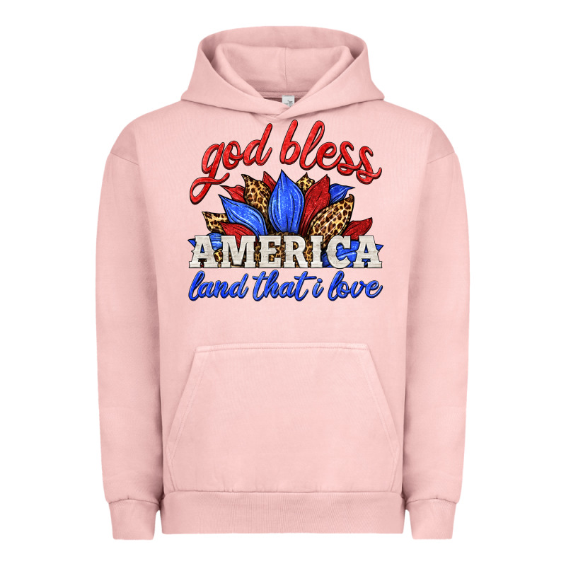 God Bless America Land That I Love Urban Hoodie by HRA Design Shop | Teevron