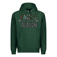 Sports Green Racing Is My Favorite Season Premium Hoodie - CowhideDigitalArt
