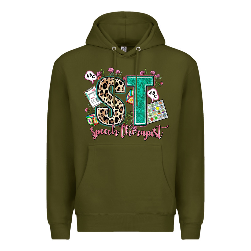 Speech Therapist Premium Hoodie by AdoDesignShop | Teevron