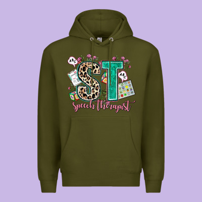 Speech Therapist Premium Hoodie Designed By Adodesignshop