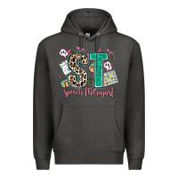 Charcoal Heather speech therapist Premium Hoodie - AdoDesignShop