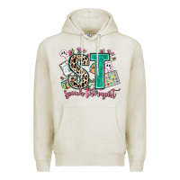 Oatmeal Heather speech therapist Premium Hoodie - AdoDesignShop