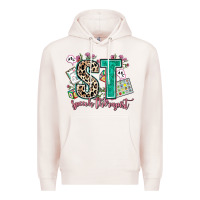 Pale Pink speech therapist Premium Hoodie - AdoDesignShop