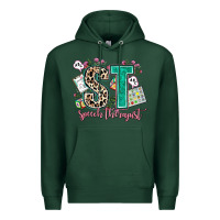 Sports Green speech therapist Premium Hoodie - AdoDesignShop
