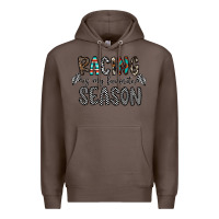 Coffee Racing Is My Favorite Season Premium Hoodie - CowhideDigitalArt
