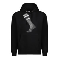 Black black sock fa element Premium Hoodie - FaDigitalArtStudio