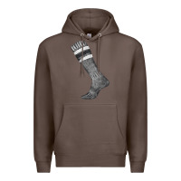 Coffee black sock fa element Premium Hoodie - FaDigitalArtStudio