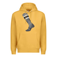 Mustard black sock fa element Premium Hoodie - FaDigitalArtStudio