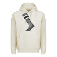 Oatmeal Heather black sock fa element Premium Hoodie - FaDigitalArtStudio