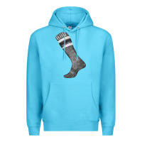 Ocean Blue black sock fa element Premium Hoodie - FaDigitalArtStudio