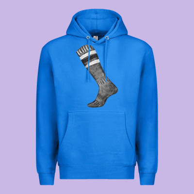 Black Sock Fa Element Premium Hoodie Designed By Fadigitalartstudio