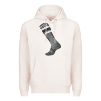 Pale Pink black sock fa element Premium Hoodie - FaDigitalArtStudio