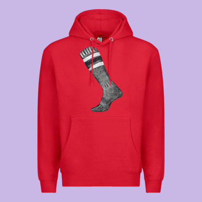 Black Sock Fa Element Premium Hoodie Designed By Fadigitalartstudio
