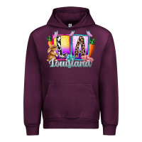 Mauve Wine louisiana easter dady Urban Hoodie - RacoonDesign