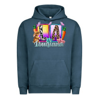 Pigment Midnight Navy louisiana easter dady Urban Hoodie - RacoonDesign