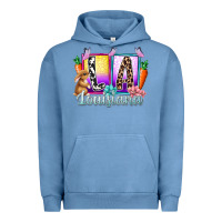 Pigment Pebble Blue louisiana easter dady Urban Hoodie - RacoonDesign