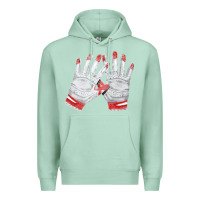 Seafoam batting gloves Premium Hoodie - FaDigitalArtStudio