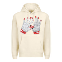 Tofu batting gloves Premium Hoodie - FaDigitalArtStudio
