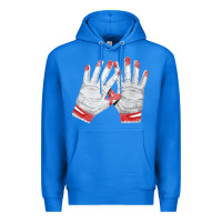 True Royal batting gloves Premium Hoodie - FaDigitalArtStudio