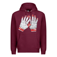 Batting Gloves Premium Hoodie | Teevron