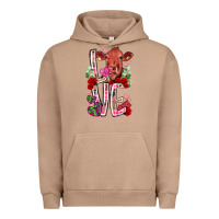 Pigment Burro love cow valentine Urban Hoodie - RacoonDesign
