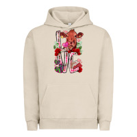 Pigment French Oak love cow valentine Urban Hoodie - RacoonDesign