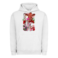 Pigment Lunar Rock love cow valentine Urban Hoodie - RacoonDesign