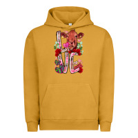 Pigment Peanut Butter love cow valentine Urban Hoodie - RacoonDesign