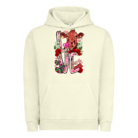 Pigment Pistachio love cow valentine Urban Hoodie - RacoonDesign