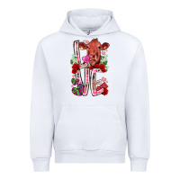 White love cow valentine Urban Hoodie - RacoonDesign