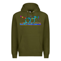 Army Green lgbtq gay  libbey glass Premium Hoodie - HRA Design Shop