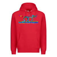 Red lgbtq gay  libbey glass Premium Hoodie - HRA Design Shop