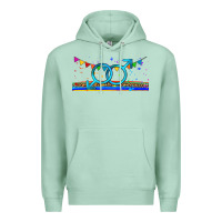 Seafoam lgbtq gay  libbey glass Premium Hoodie - HRA Design Shop