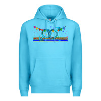 Ocean Blue lgbtq gay  libbey glass Premium Hoodie - HRA Design Shop