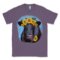 Lavender Black Angus with Sunflower Classic Tee - Jasminsmagicworld