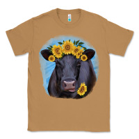 Toasted Coconut Black Angus with Sunflower Classic Tee - Jasminsmagicworld