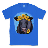 True Royal Black Angus with Sunflower Classic Tee - Jasminsmagicworld