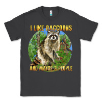 Smoke i like raccoons and 3 people Classic Tee - BarkalooDesign