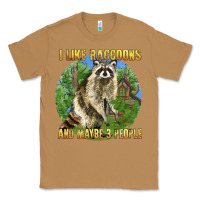 Toasted Coconut i like raccoons and 3 people Classic Tee - BarkalooDesign