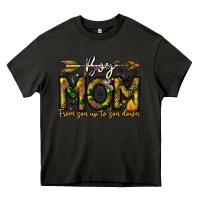 Asphalt Boy Mom From Son Up To Son Down Heavy Core Tee - CowhideDigitalArt